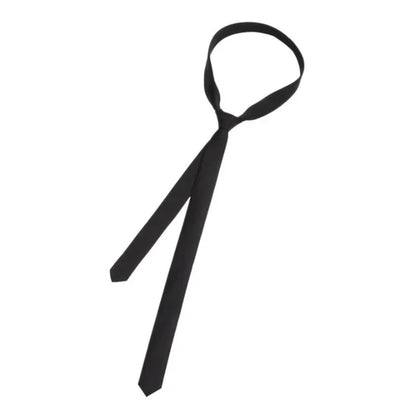 Classic Slim Black Necktie