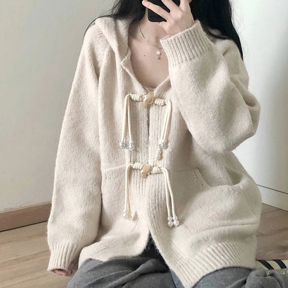 Hooded Knit Jacket