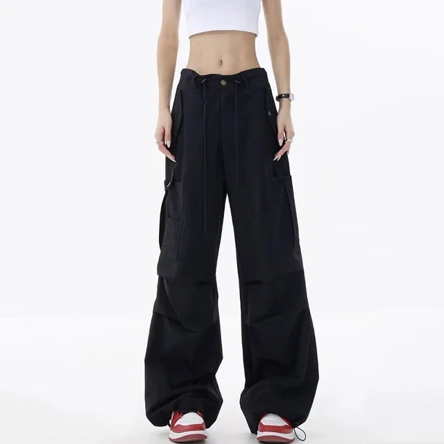 Drawstring Cargo Pants