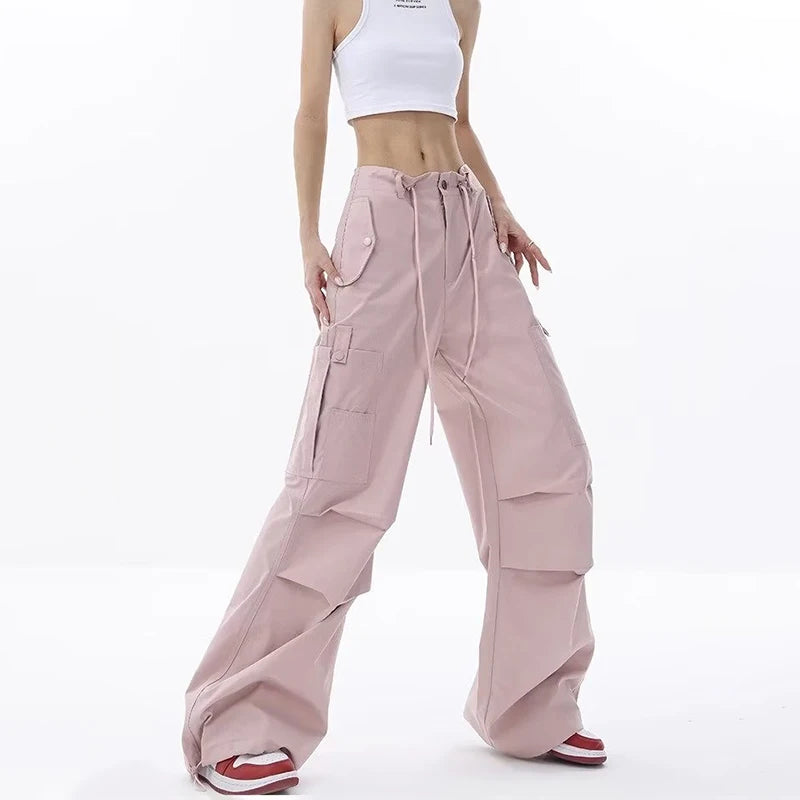 Drawstring Cargo Pants