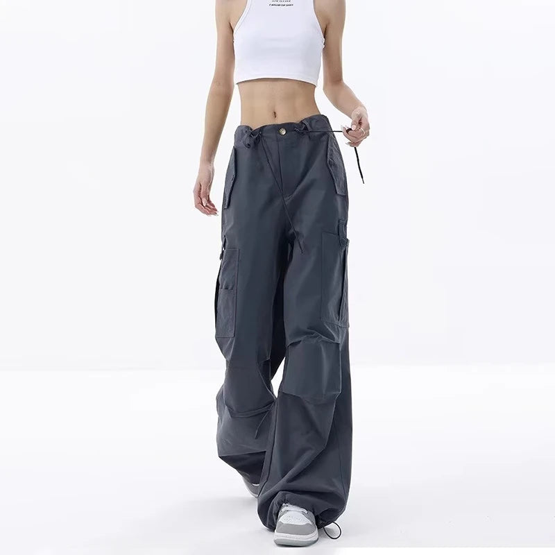 Drawstring Cargo Pants