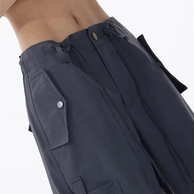 Drawstring Cargo Pants