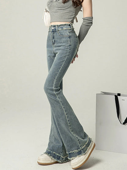 Low Waist Skinny Flare Jean