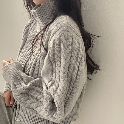 Autumn Zip-Up Cardigan