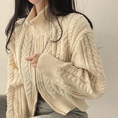 Autumn Zip-Up Cardigan