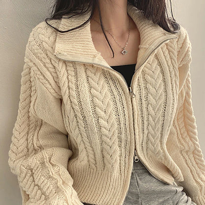 Autumn Zip-Up Cardigan