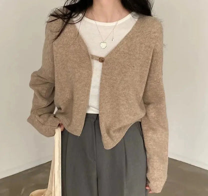 Single Button Cardigan