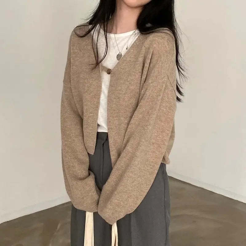 Single Button Cardigan