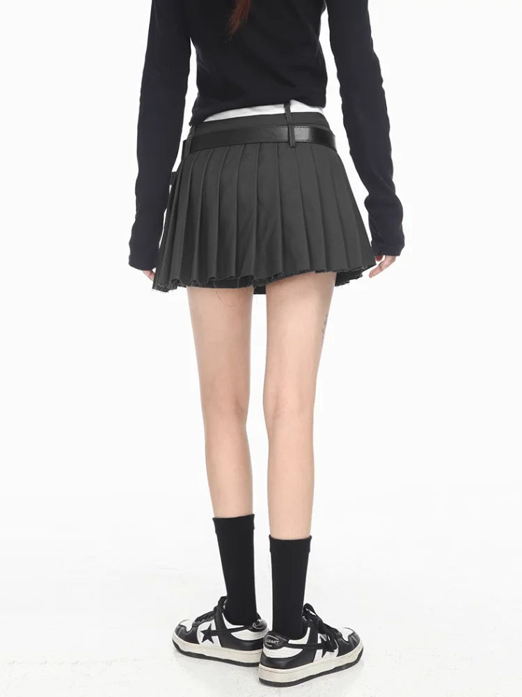 Pleated Mini Skirt