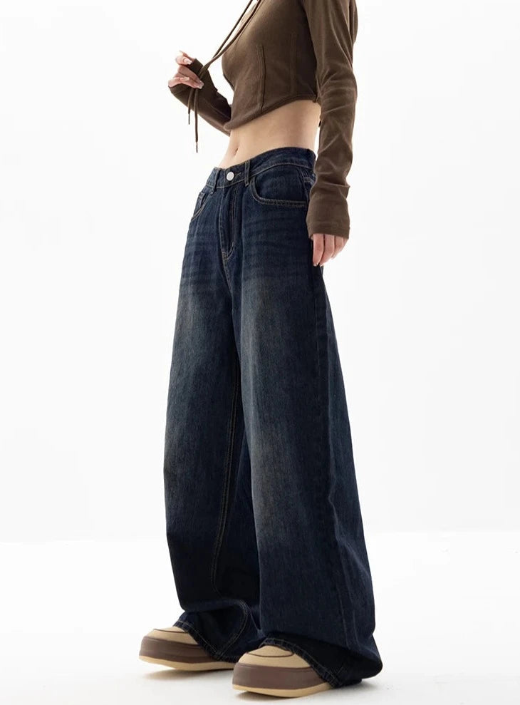 High Waist Oversized Denims