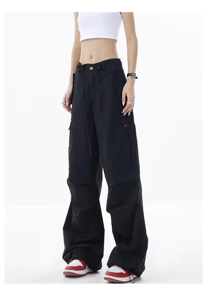 Drawstring Cargo Pants