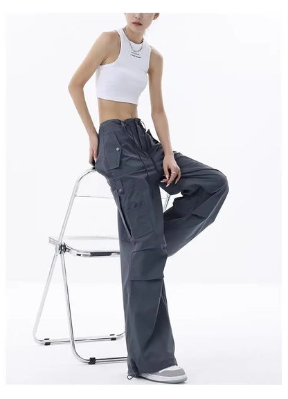 Drawstring Cargo Pants