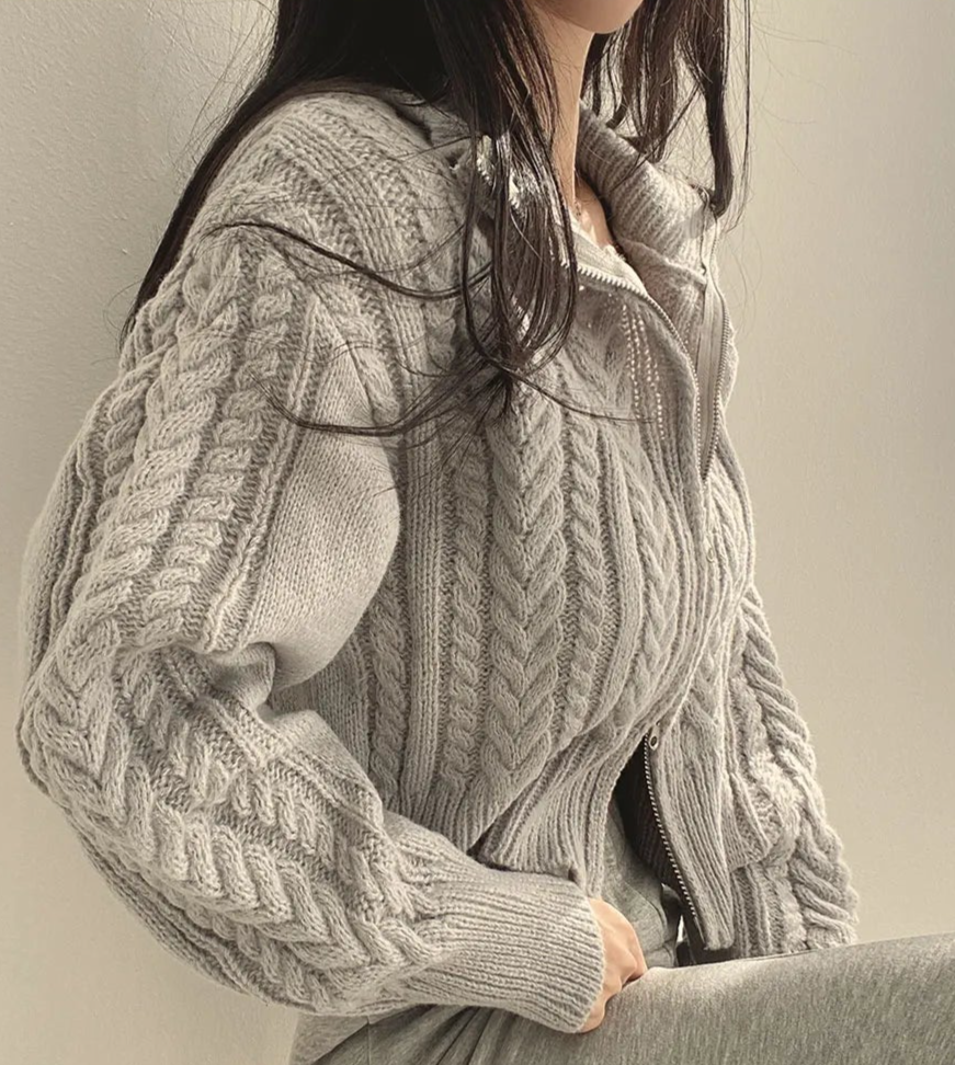 Autumn Zip-Up Cardigan