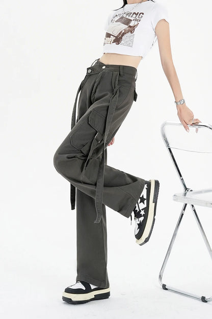 Belted-Style Cargo Pants