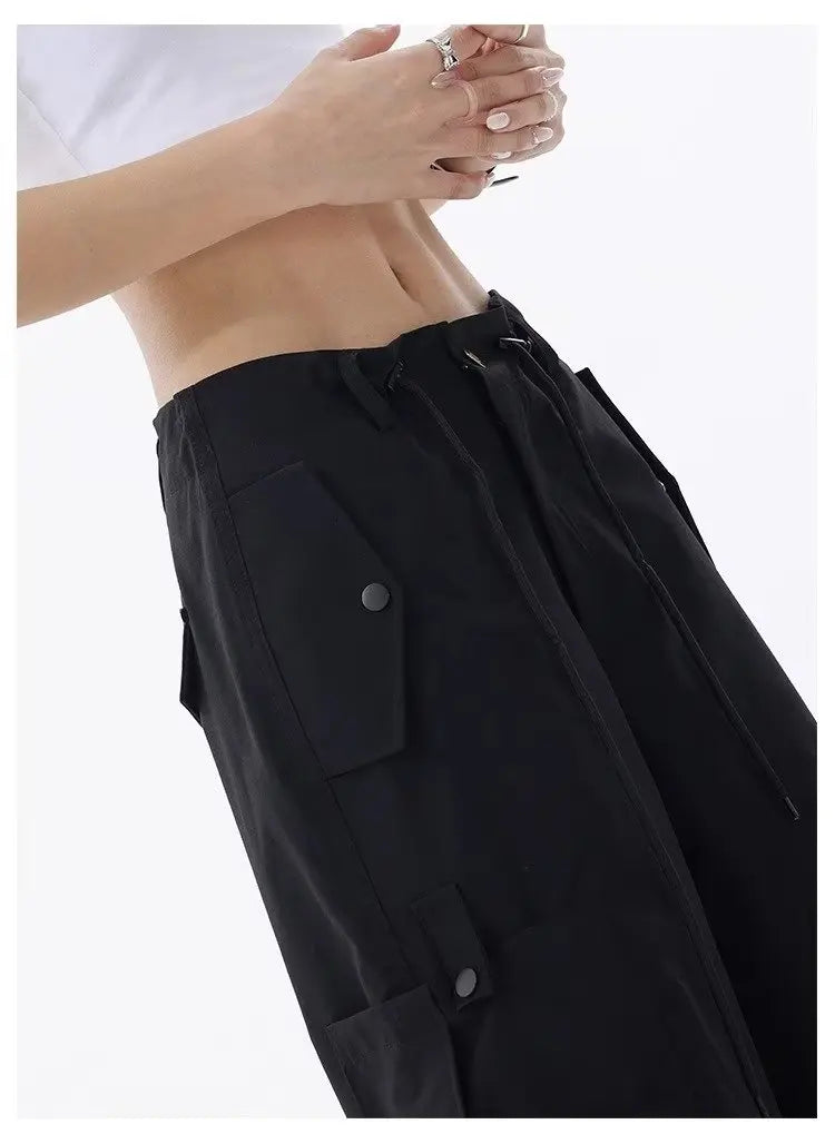 Drawstring Cargo Pants