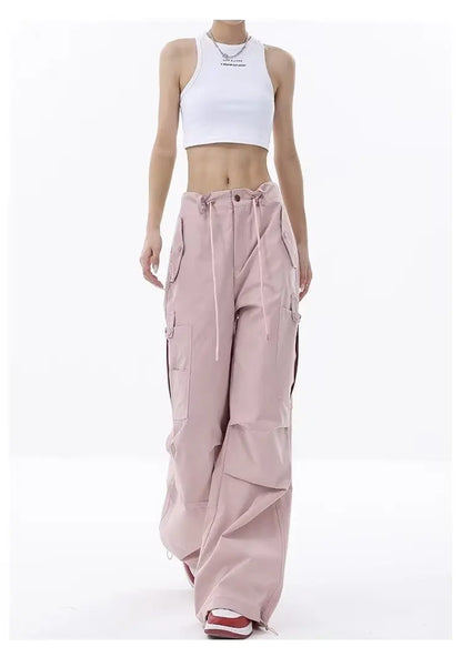 Drawstring Cargo Pants