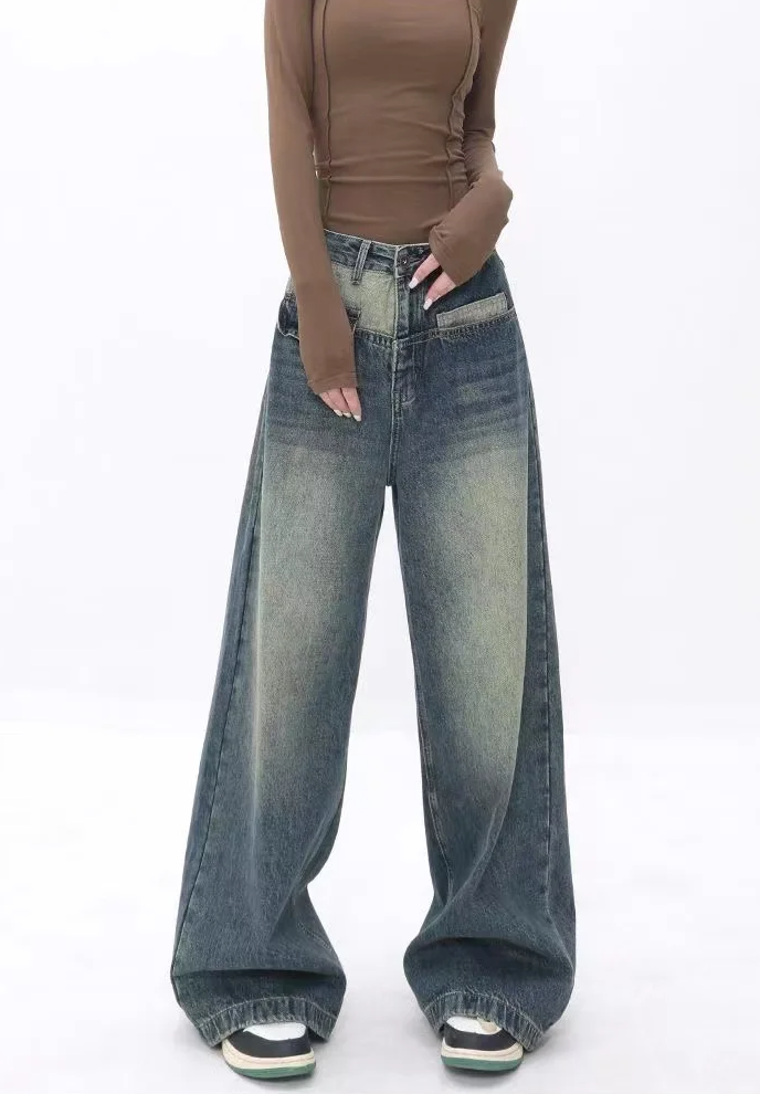 Oversize Mid Waist Jeans