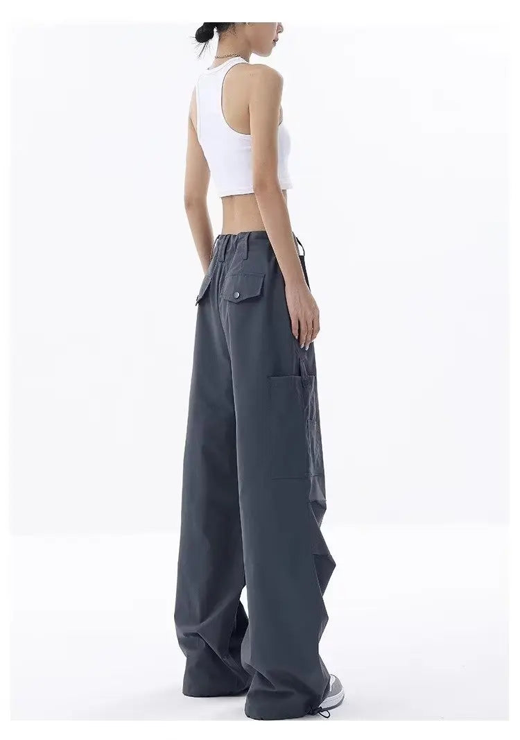 Drawstring Cargo Pants