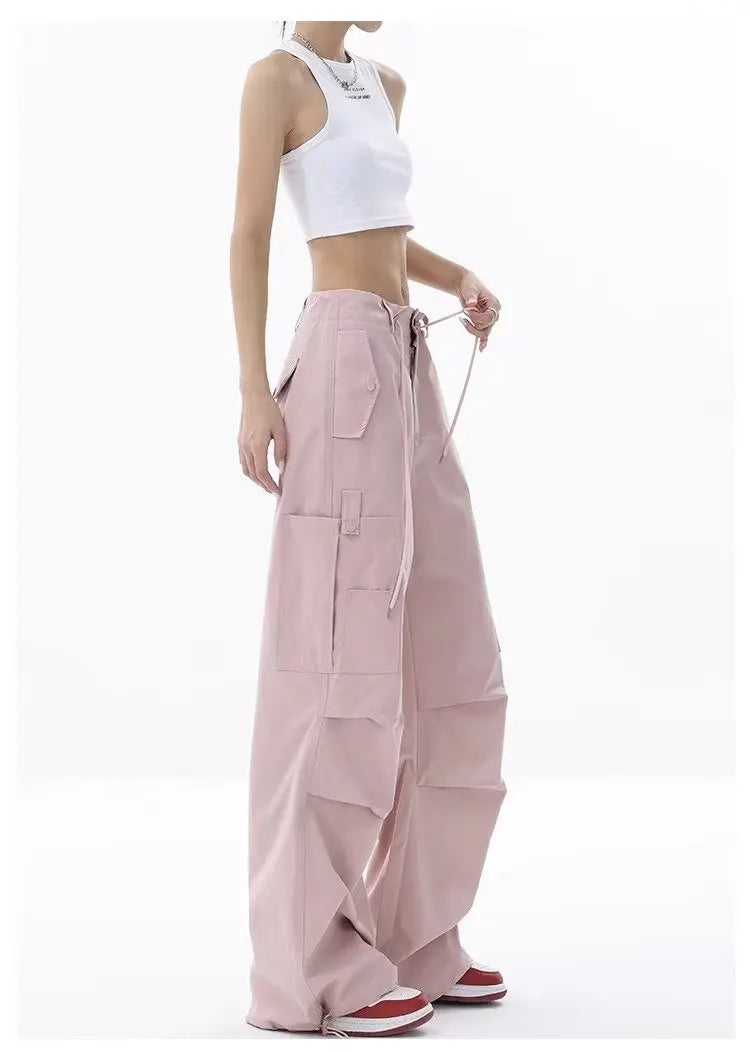 Drawstring Cargo Pants