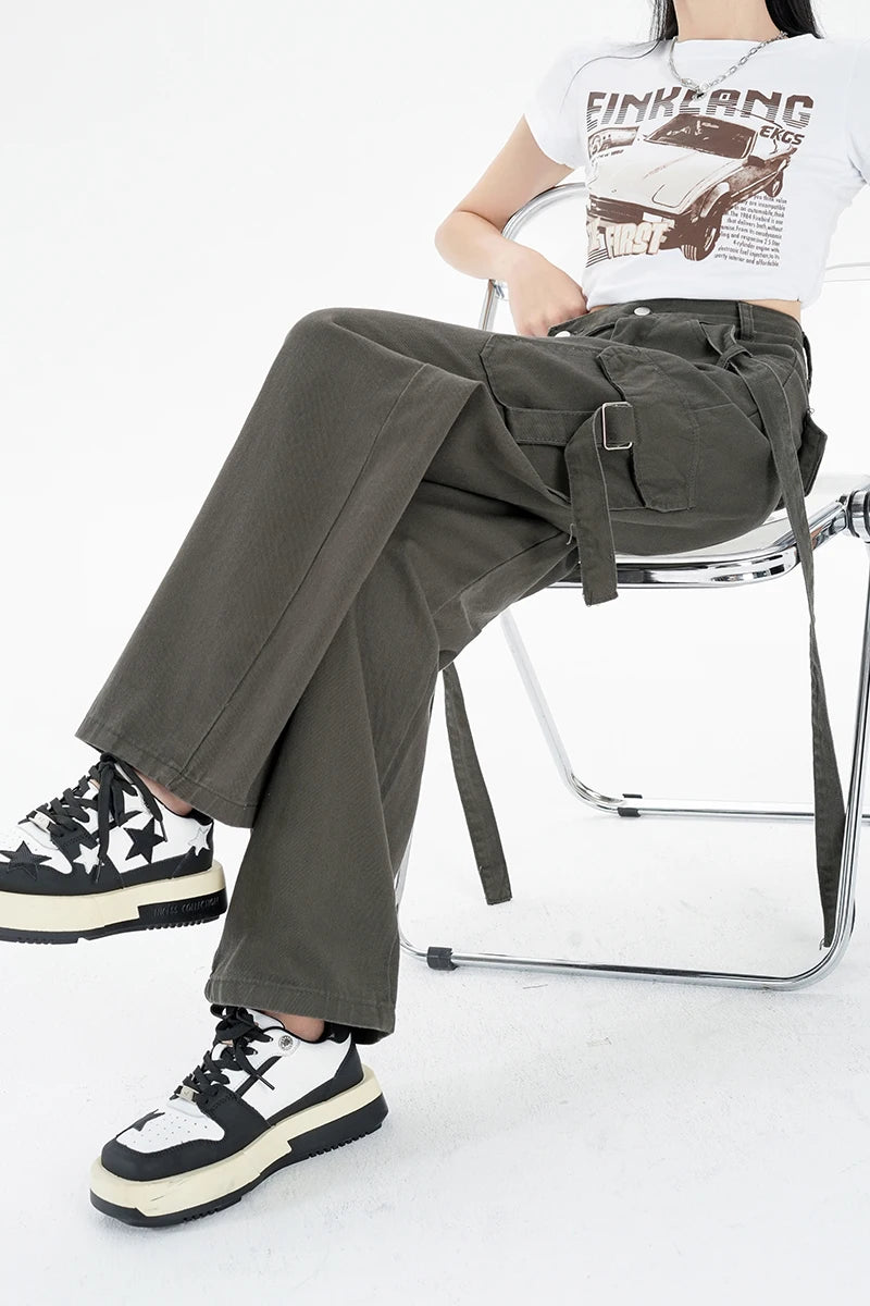 Belted-Style Cargo Pants