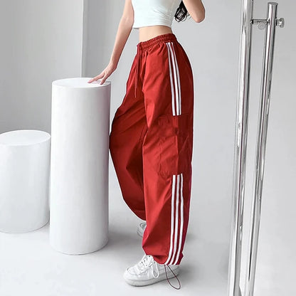 White-Striped Sweatpants