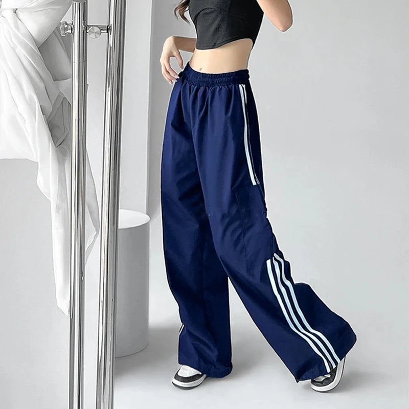 White-Striped Sweatpants