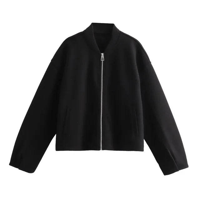 Round Collar Loose Jacket