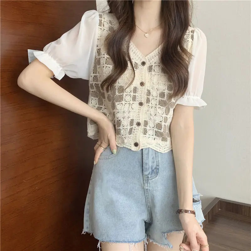 Knit Top Blouse