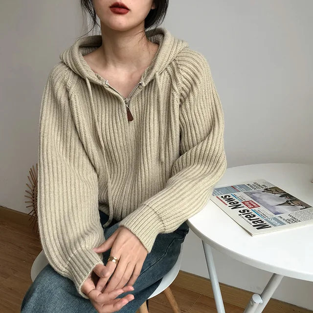 Hooded Long Sleeve Top