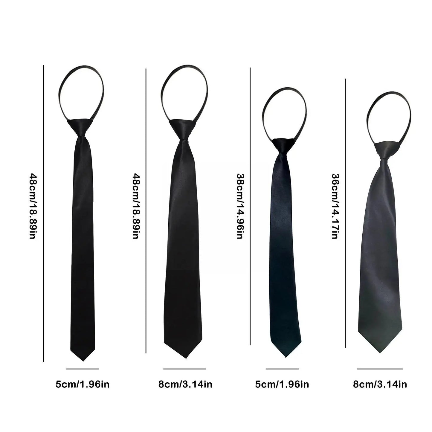 Men & Women Necktie (Different Sizes)