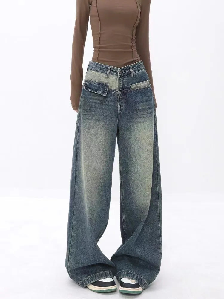 Oversize Mid Waist Jeans