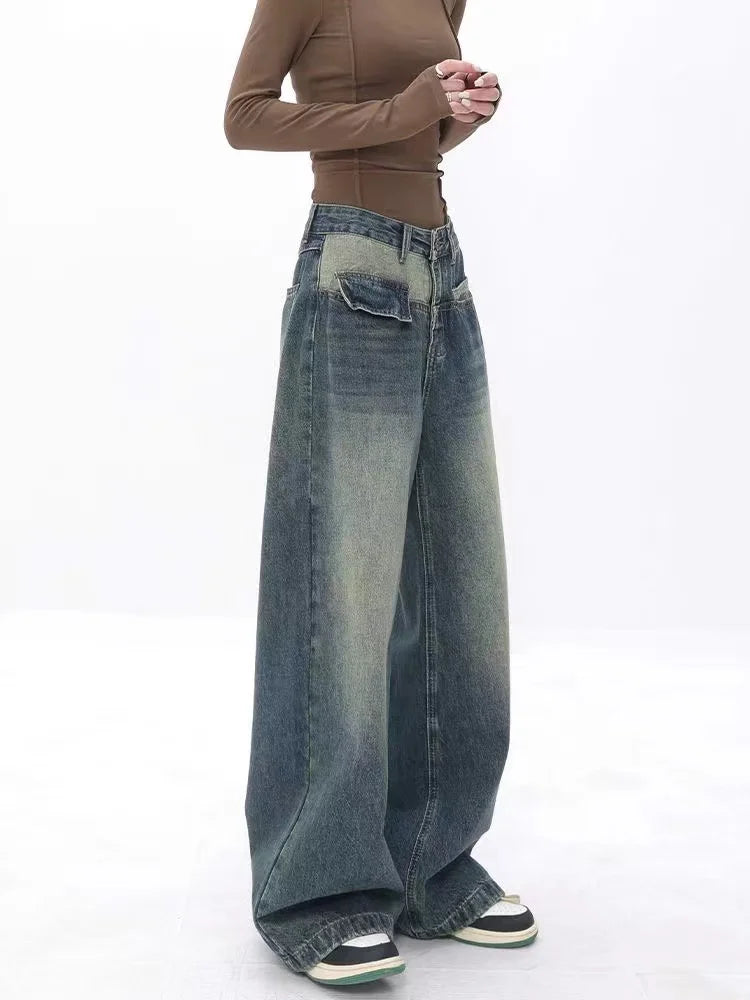 Oversize Mid Waist Jeans