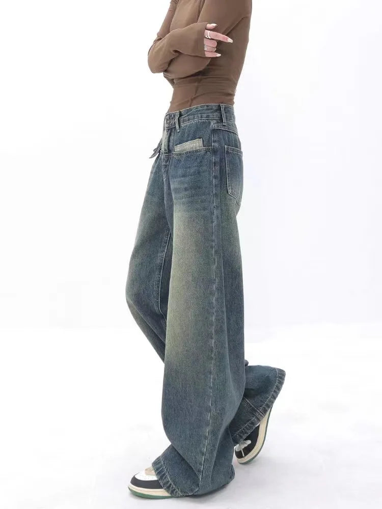 Oversize Mid Waist Jeans