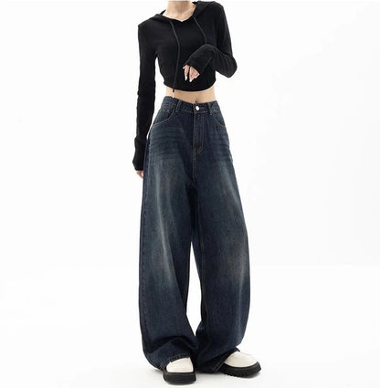 High Waist Oversized Denims