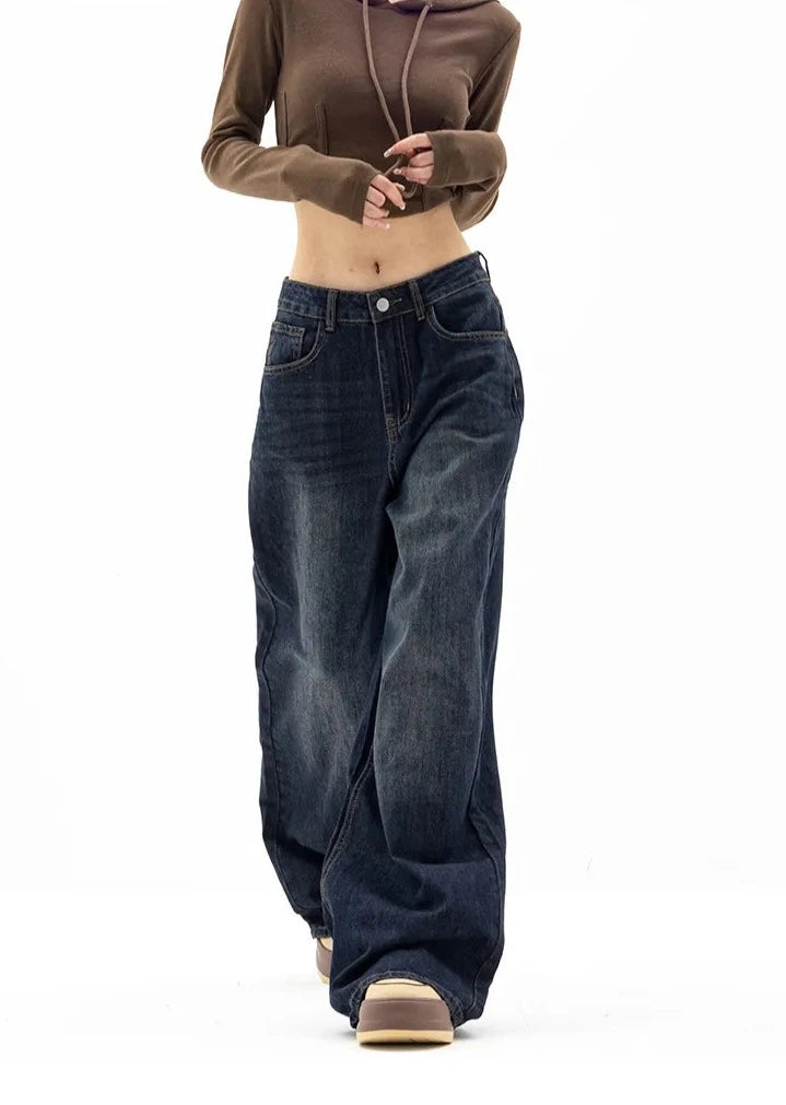 High Waist Oversized Denims