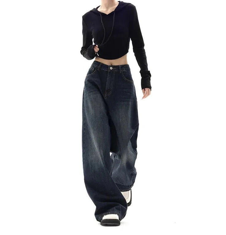 High Waist Oversized Denims